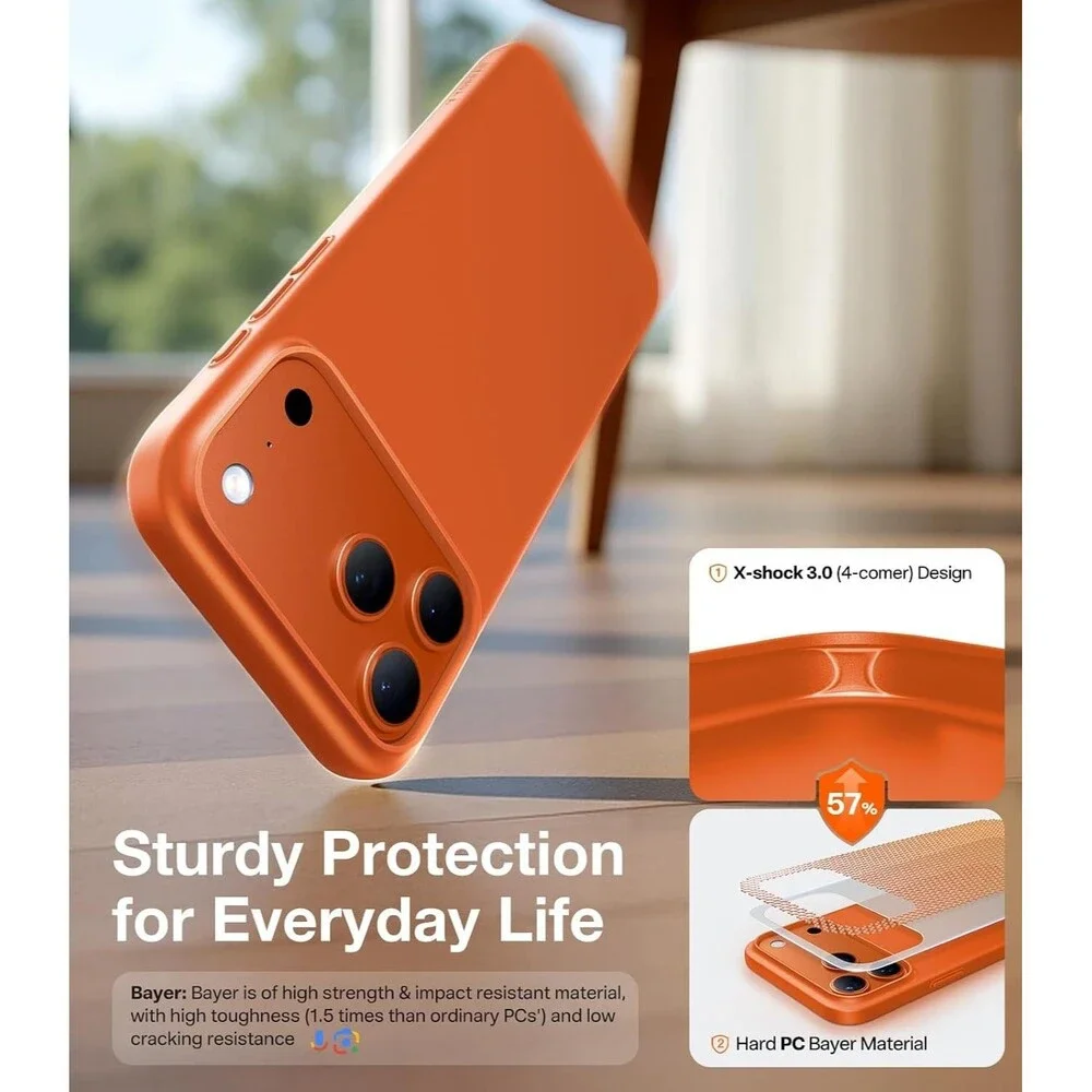 TORRAS Magnetic Slim Fit for iPhone 17 Pro Case 6.3 inch, Ultra-Thin